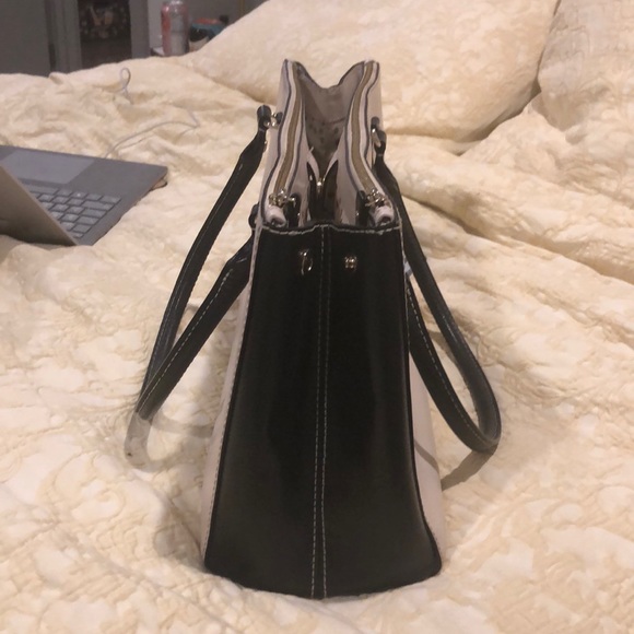 Large white and black vintage Kate spade bag - Picture 4 of 6